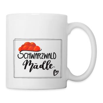 Schwarzwald Mädle Mädel - Tasse - Weiß - Rechts