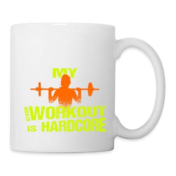 Gym Workout Woman Training - Mug - white - Right