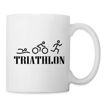 Triathlon Natation Vélo Run Marathonun - Mug blanc - blanc - Droite