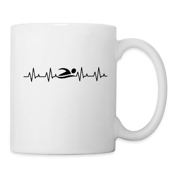 Triathlon Swim Bike Run Marathonun - Mug - white - Right