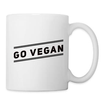 Devenez végétalien - Mug blanc - blanc - Droite