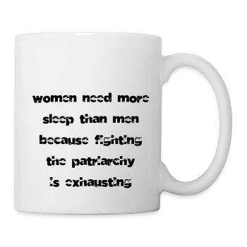 féministes impressionnants dictons drôles droits des femmes - Mug blanc - blanc - Droite