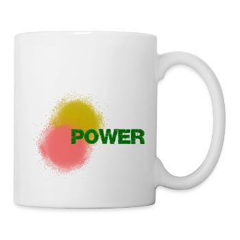 Power - Tasse - Weiß - Rechts