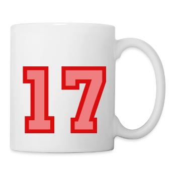 Cool Retro Retrostyle Jersey Number Back Number - Mug - white - Right
