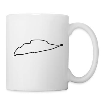 Piste de course du Canada - Mug blanc - blanc - Droite