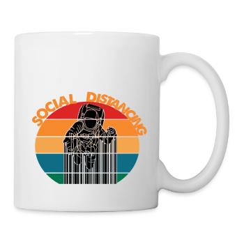 Social distancing - Mug - white - Right