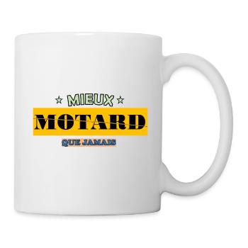 Mieux motard que jamais - Mug blanc - blanc - Droite