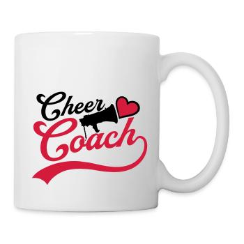 Heart Cheer Coach Megaphone - Mug - white - Right