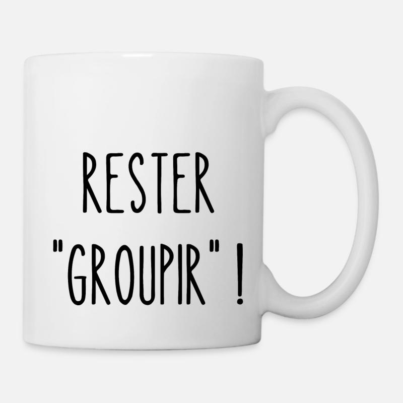 rester groupir - Mug blanc - blanc