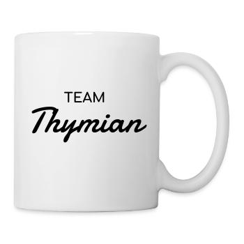 Team Thymian - Kräuter Liebhaber - Tasse - Weiß - Rechts