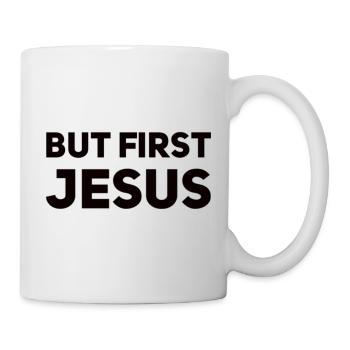 But First Jesus - Mug - white - Right