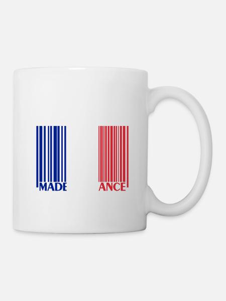 France france - Tasse - Weiß
