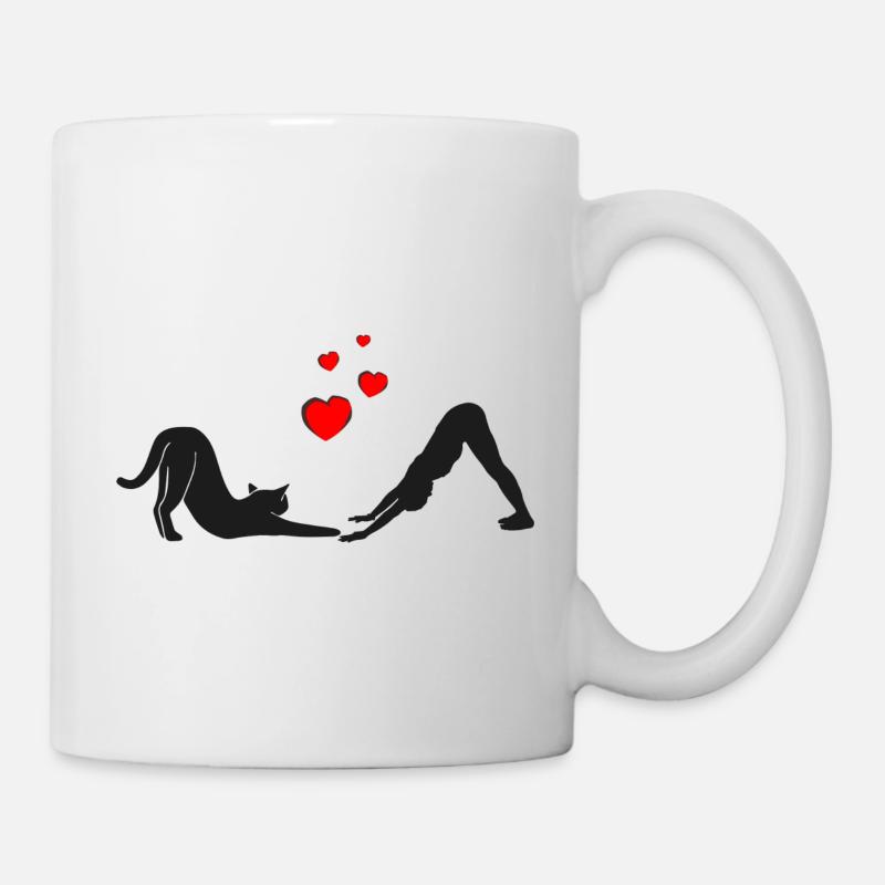 Katze - Tasse - Weiß