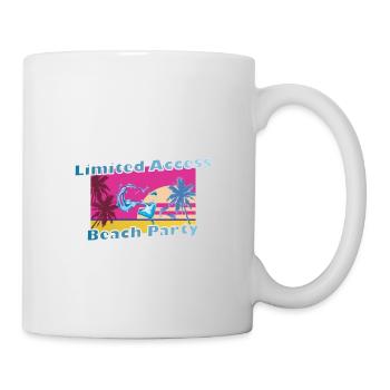 Cool party shirt summer beach vacation gift - Mug - white - Right