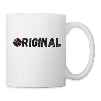 Original in black with the O replaced by a disc - Mug - white - Right