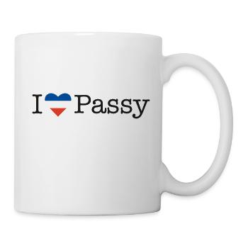 I love Passy - Tasse - Weiß - Rechts