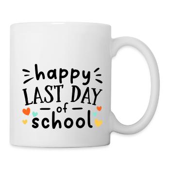 Dernier jour d’école - Mug blanc - blanc - Droite