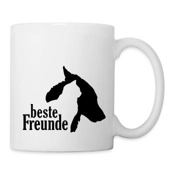Dog Cat Best Friends Faithful Companion Companion - Mug - white - Right