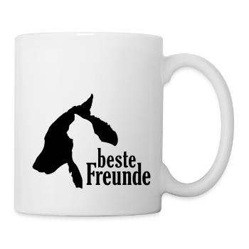 Dog Cat Best Friends Faithful Companion Companion - Mug - white - Right