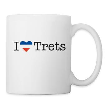 I love Trets - Tasse - Weiß - Rechts