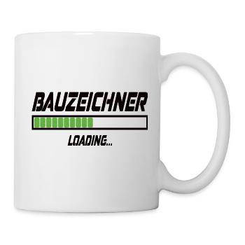Bauzeichner Loading... - Tasse - Weiß - Rechts