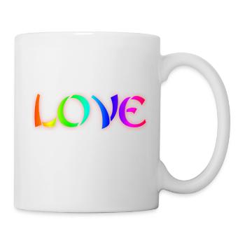 Love - Tasse - Weiß - Rechts
