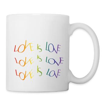I love Pride - Tasse - Weiß - Rechts