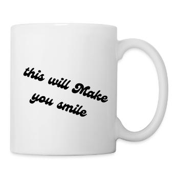 smile - Tasse - Weiß - Rechts