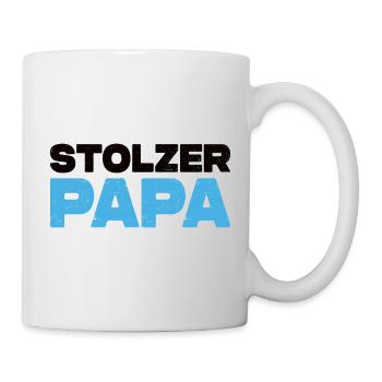 Stolzer Papa - Tasse - Weiß - Rechts