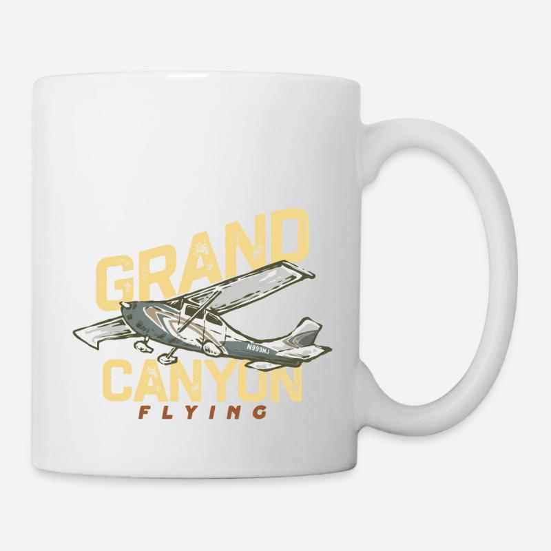 Vol dans le Grand Canyon - Mug blanc - blanc