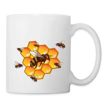 Apiculteur Colonie d'abeilles - Mug blanc - blanc - Droite