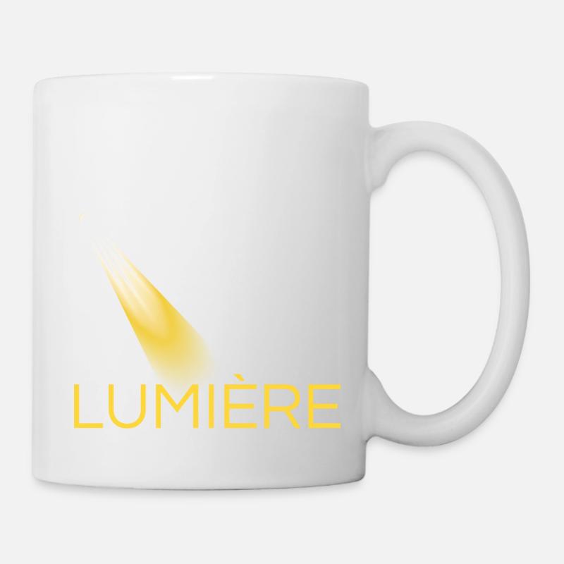 lumière jaune - Mug blanc - blanc