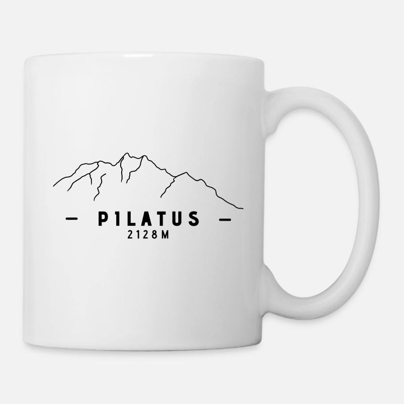 Pilatus - Profil - Tasse - Weiß