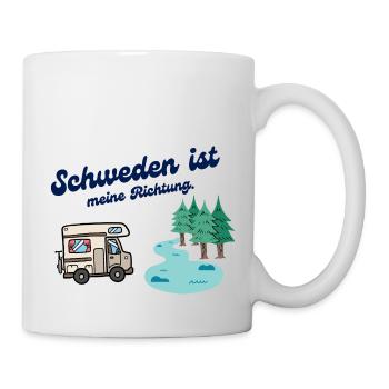 Schwedencamper Wohnmobil - Tasse - Weiß - Rechts