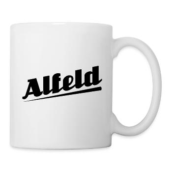 Alfeld - Textdesign mit Stadtnamen - Tasse - Weiß - Rechts