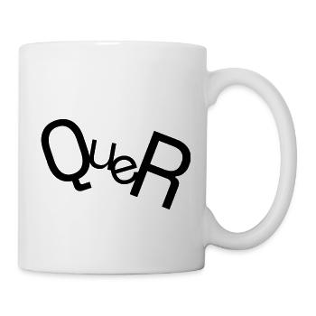 QUER - Tasse - Weiß - Rechts