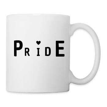 Pride Schriftzug - Tasse - Weiß - Rechts
