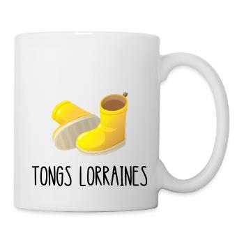 tongs lorraines - Mug blanc - blanc - Droite