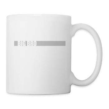 Logo Big Bro Bar - Mug blanc - blanc - Droite