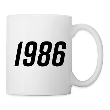 1986 Year of birth Gift - Mug - white - Right