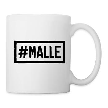 #Malle - Tasse - Weiß - Rechts