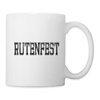 Schriftzug Rutenfest Ravensburg Ravensburger - Tasse - Weiß - Rechts