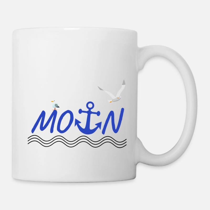 Moin - Tasse - Weiß