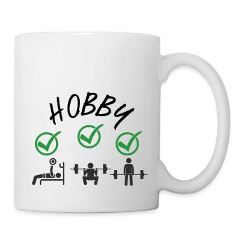 Gym Kreuzheben Workout Liebe - mein Fitness-Hobby - Tasse - Weiß - Rechts