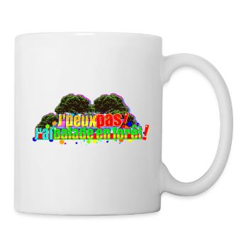 J'peux pas jai balade en forêt - Mug blanc - blanc - Droite