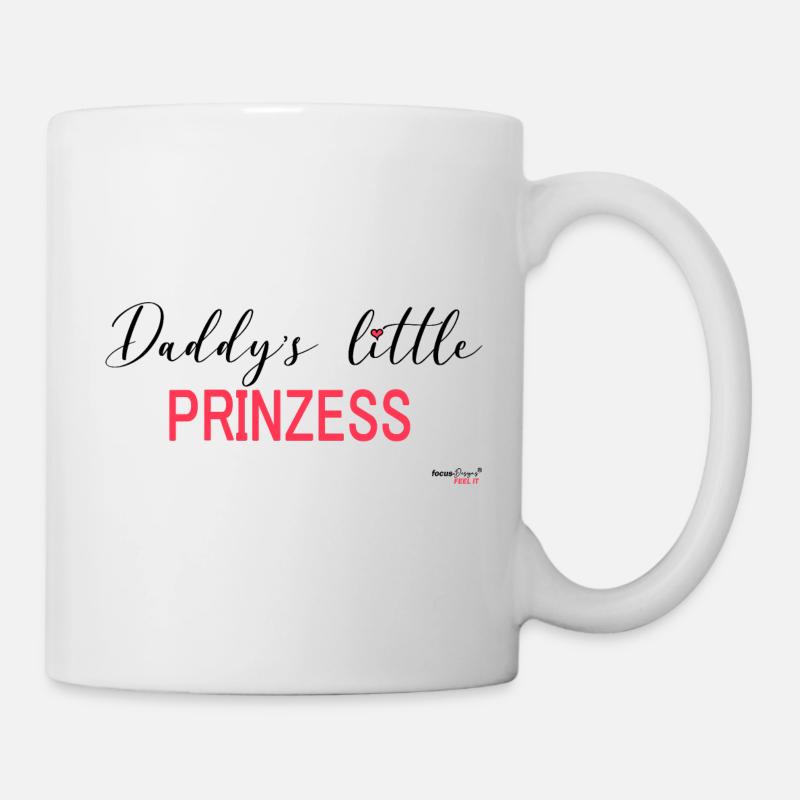 Daddy's little Prinzess - Tasse - Weiß