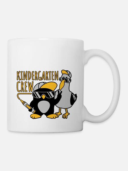 Équipage de maternelle Seagull Penguin - Mug blanc - blanc