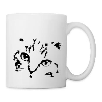 Cat Cats Cat Face Kitten - Mug - white - Right