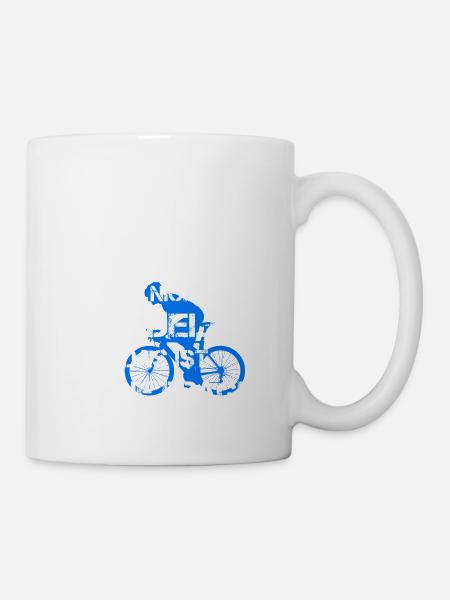 Radfahrer Fahrrad Fahrradfahren Design - Tasse - Weiß