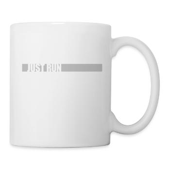 Stripe Logo Just Run - Mug - white - Right